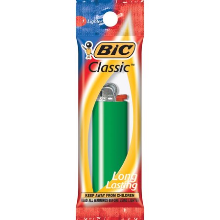 BIC Butane Lighter Green 1Pk LCP172